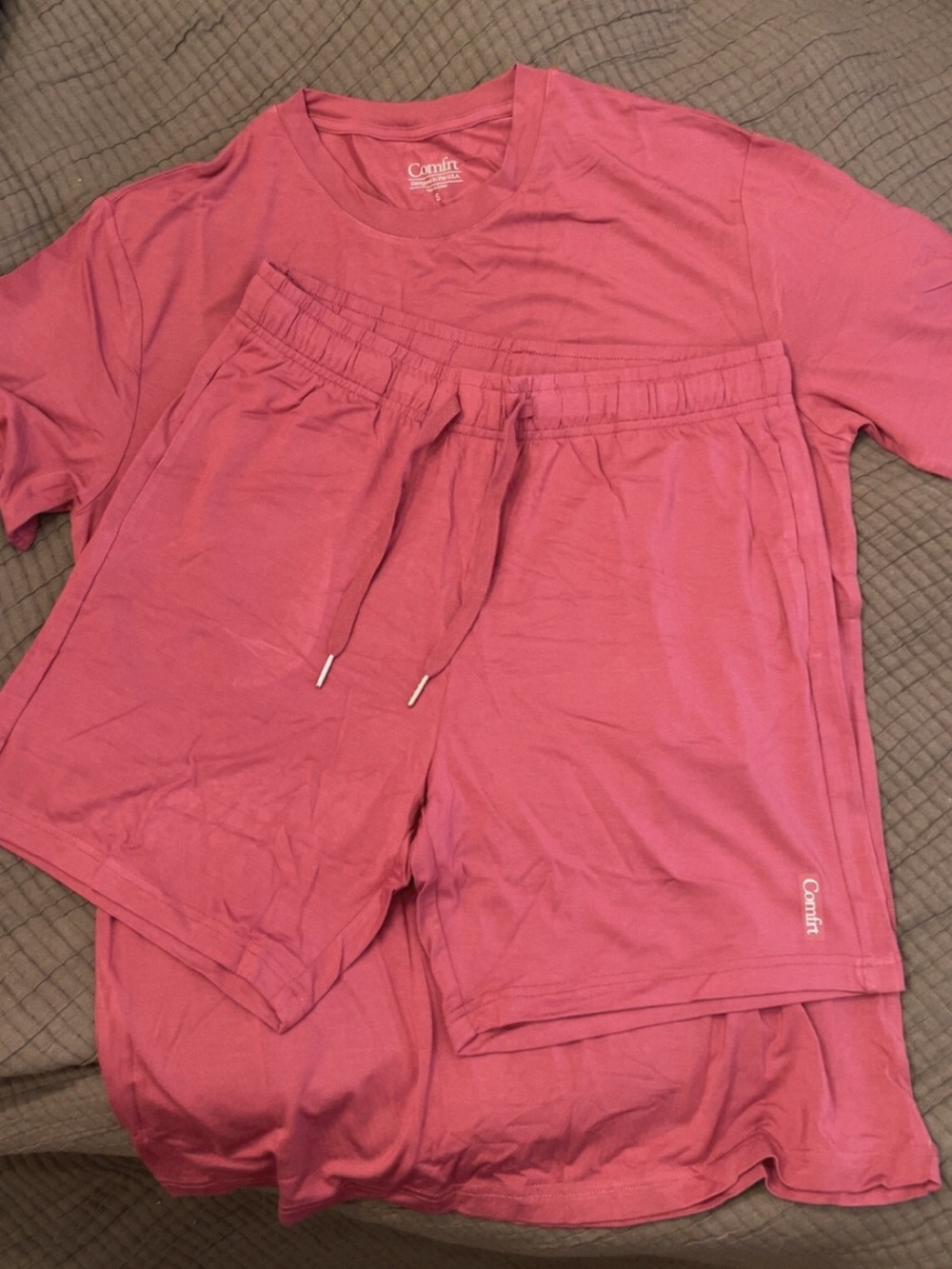 Comfrt Berry Cloud Collection shorts and tee set NWT in package
